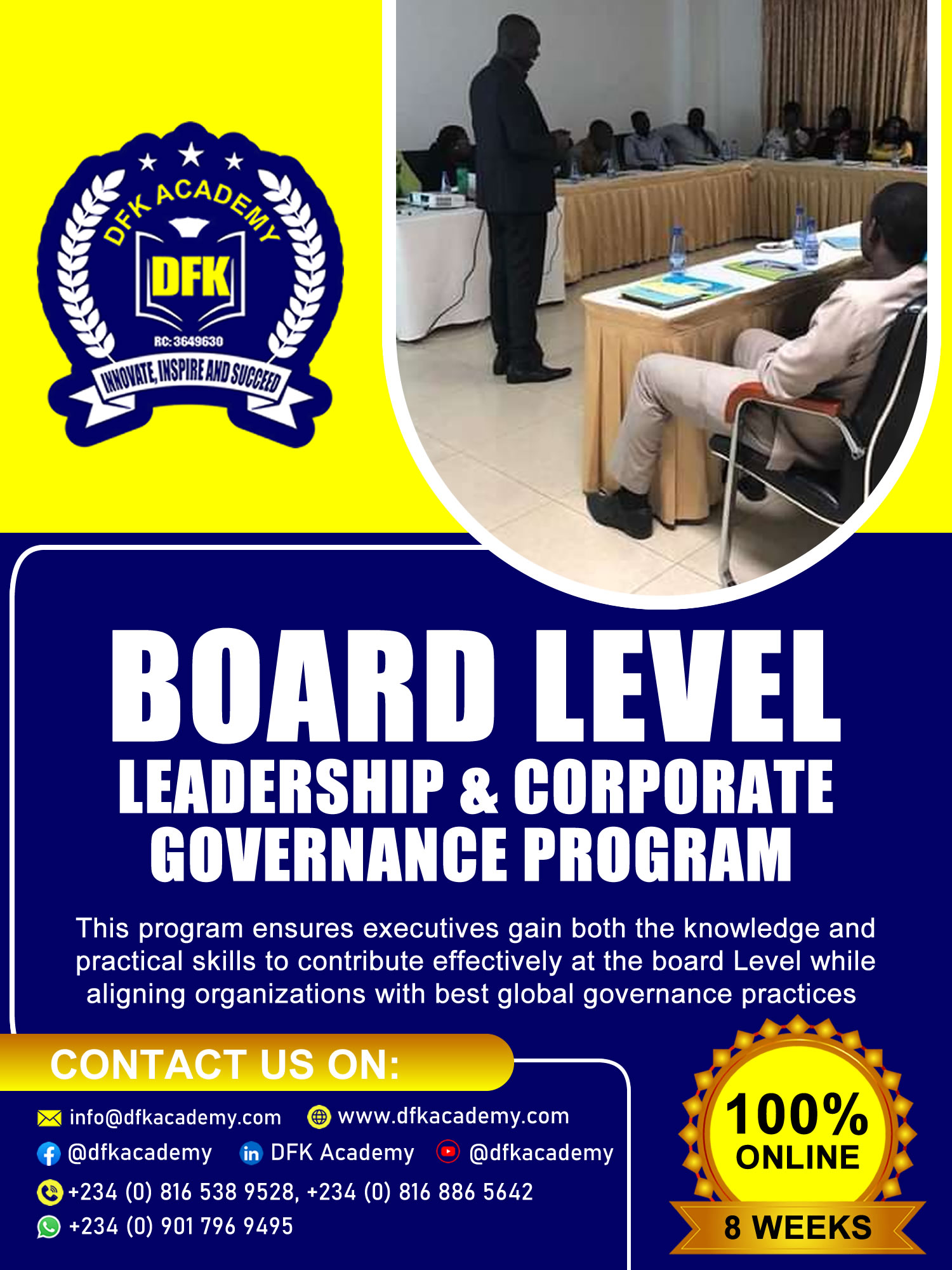 Board Level Leadership & Corporate Governance Program